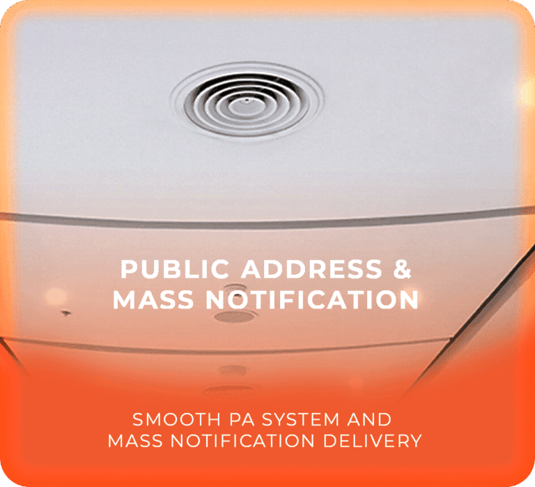 Public Address and Mass Notification services